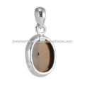 Tiger Eye Gemstone 925 Sterling Silver Pendant Jewelry